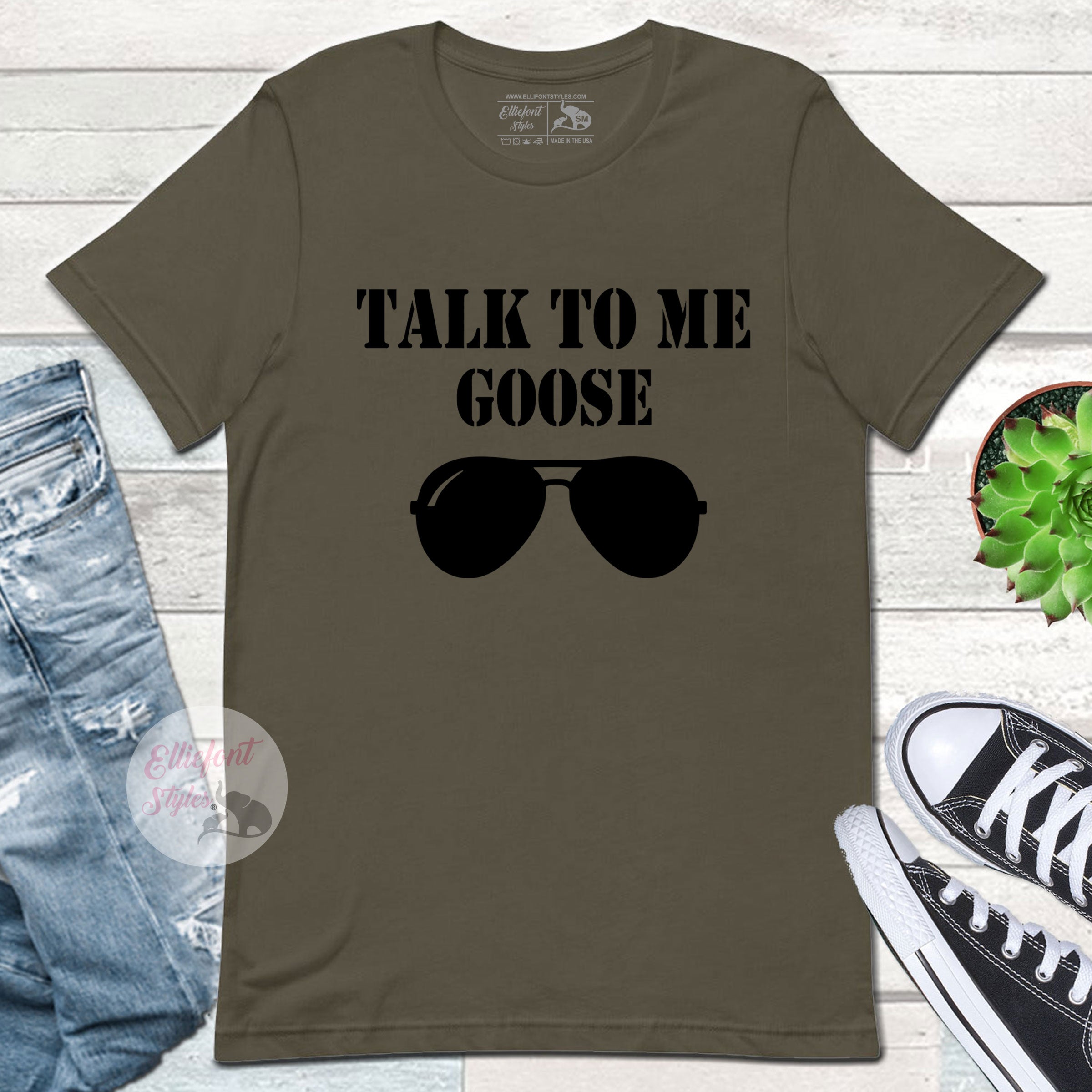 Top Gun Talk To Me Goose Shirt