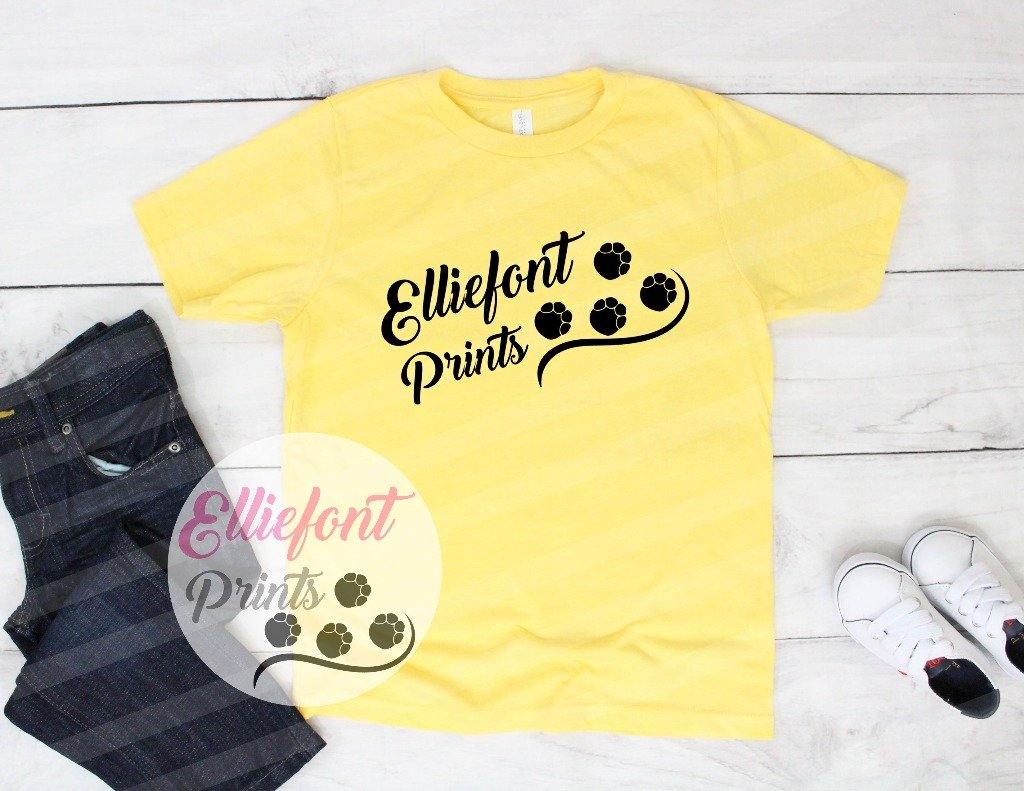 Banana Cream Next Level 3312 T-Shirt Mockup - Elliefont Styles