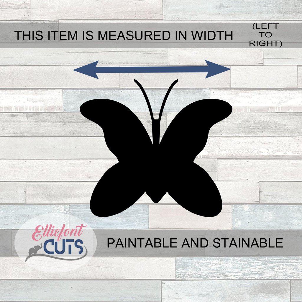Butterfly Wood Cutouts - Elliefont Styles