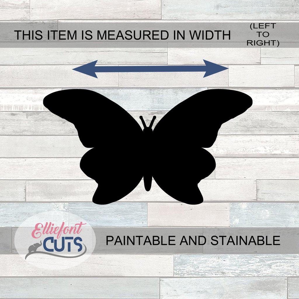 Butterfly Wood Cutouts - Elliefont Styles