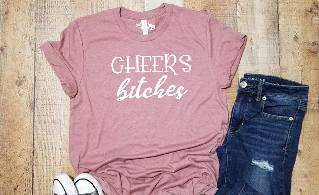 Future Mrs. | Cheers Bitches Bachelorette Party Bridal Wedding Party Shirts - Elliefont Styles
