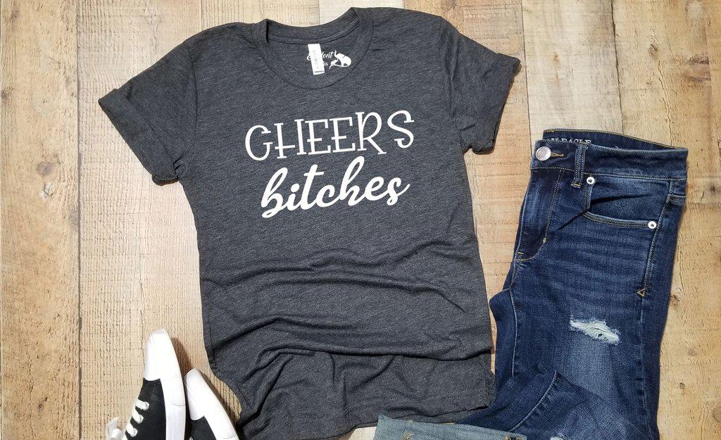 Future Mrs. | Cheers Bitches Bachelorette Party Bridal Wedding Party Shirts - Elliefont Styles