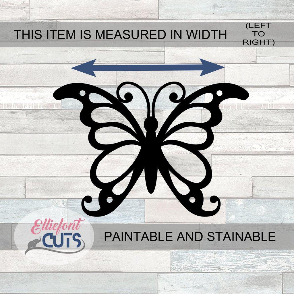 Butterfly Wood Cutouts - Elliefont Styles