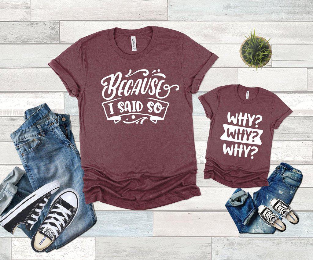 parent child shirt sets