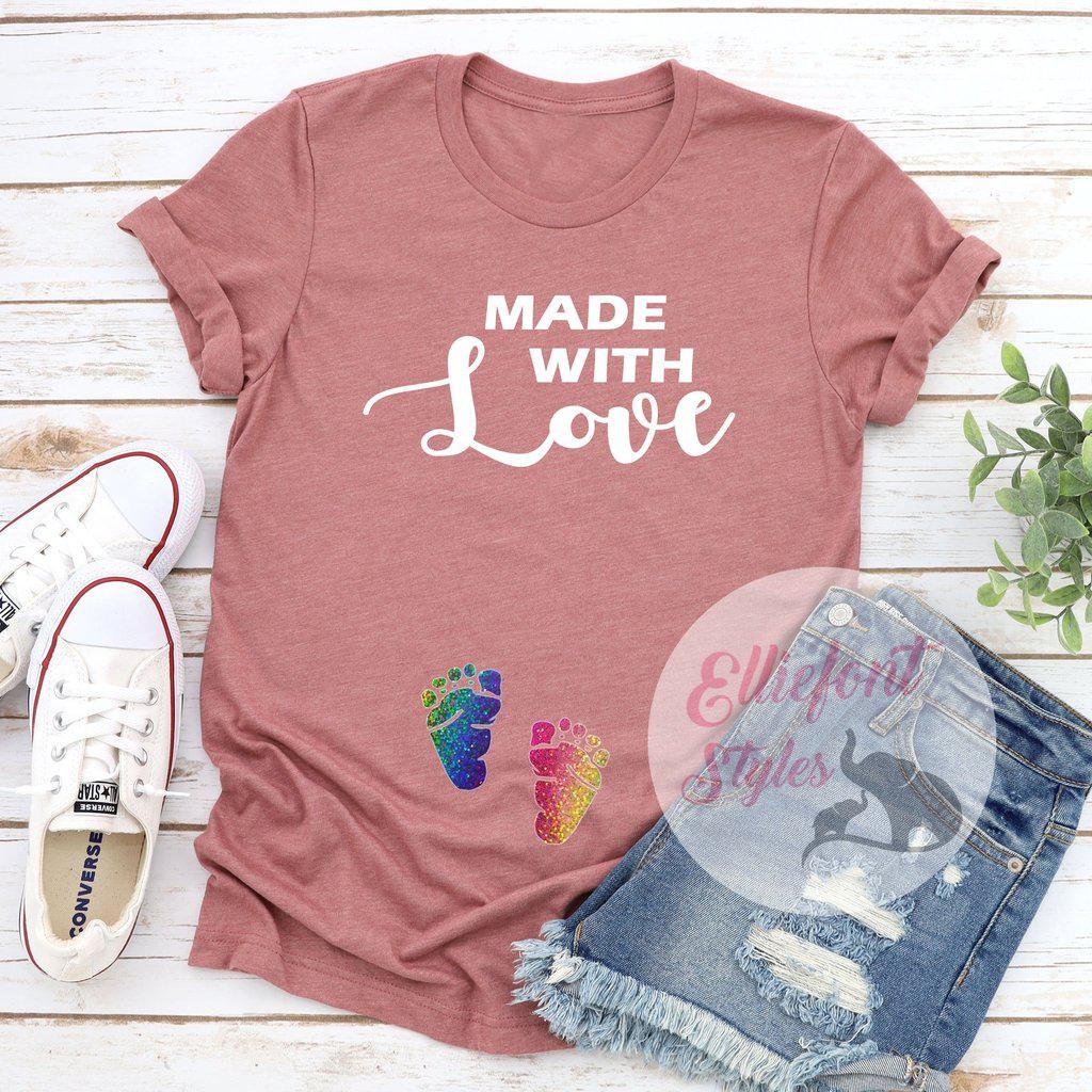 two moms pregnancy shirt