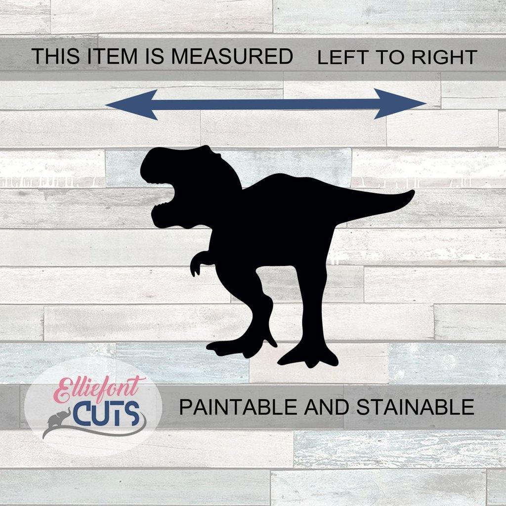Dinosaur Wood Cutouts - Elliefont Styles