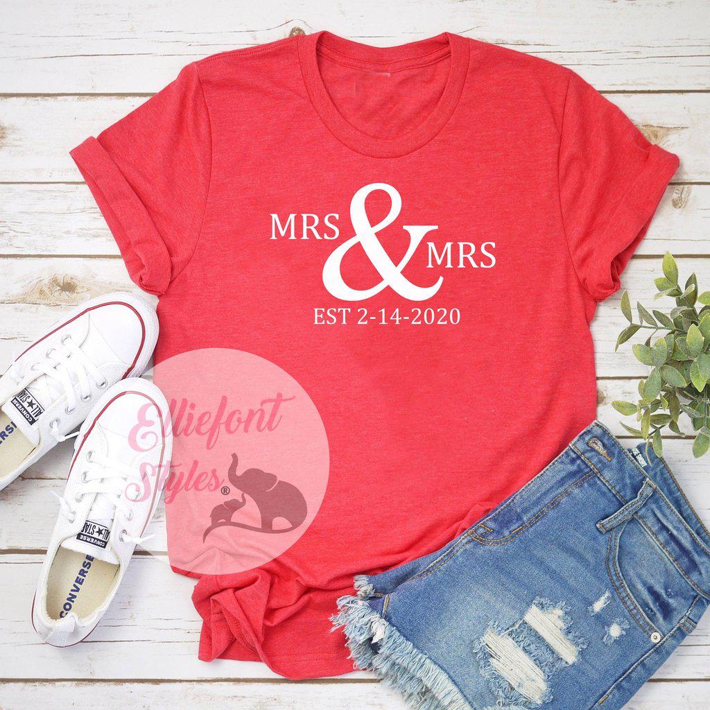 lgbt just married shirt