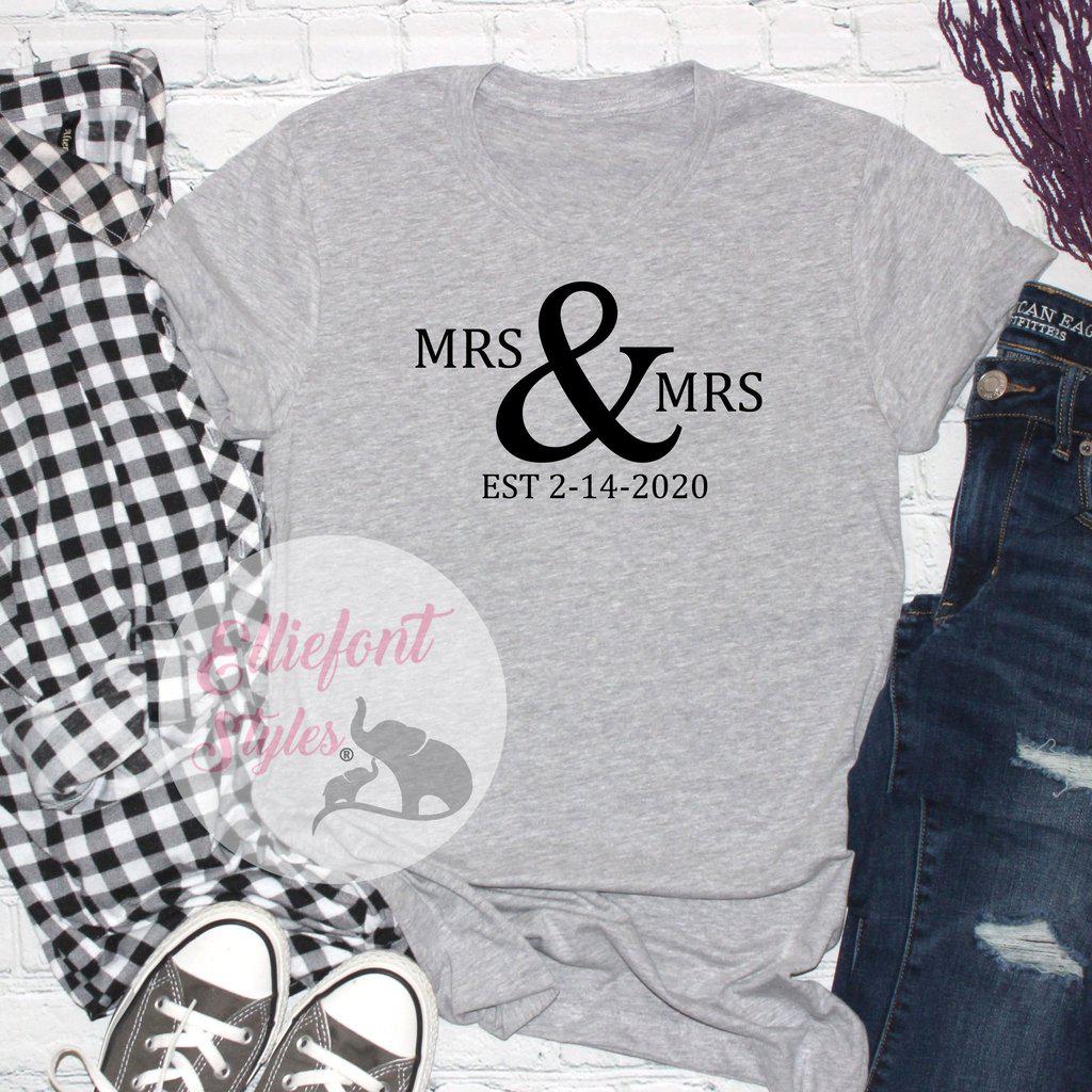 Mrs. and Mrs. Shirts