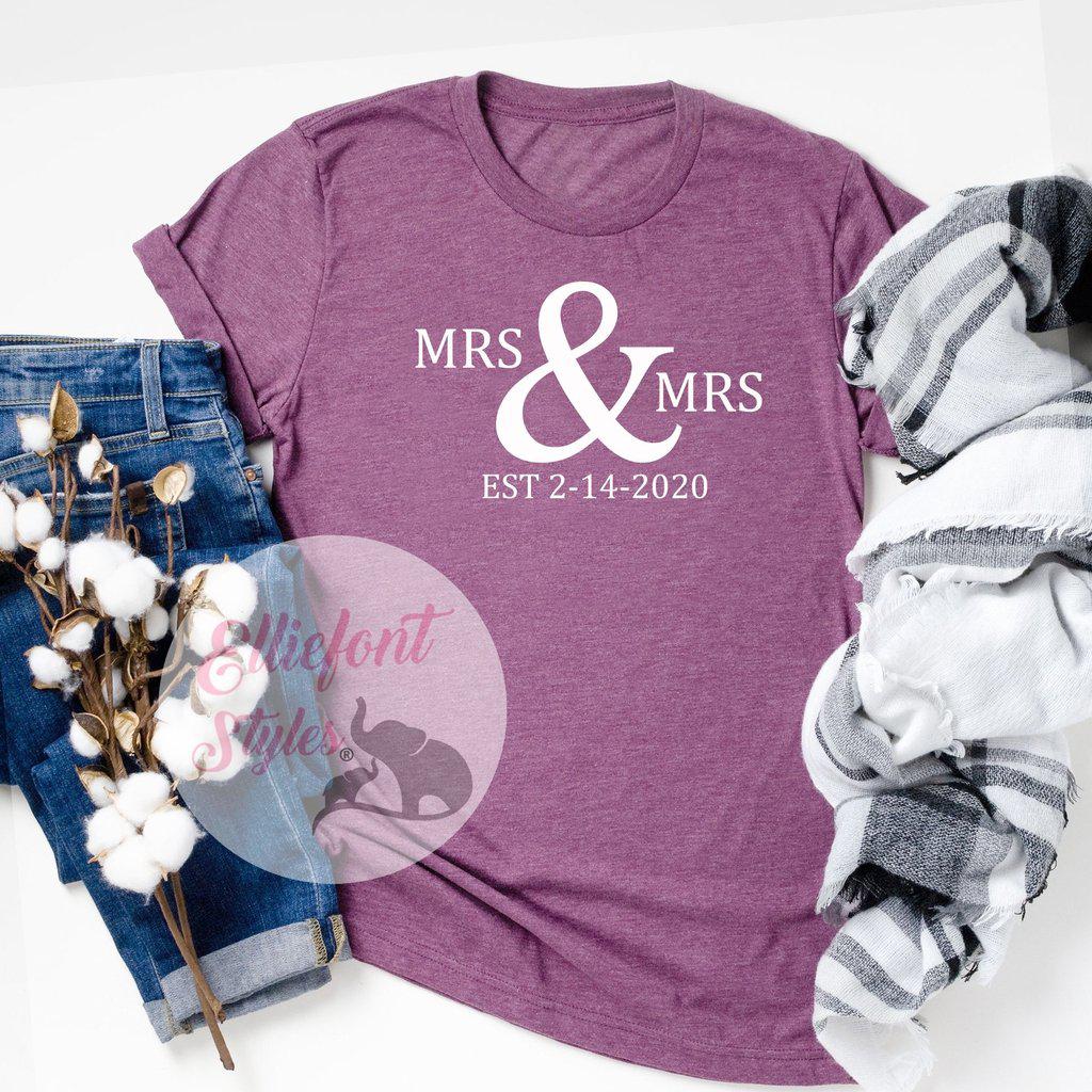 Mrs. and Mrs. Shirts