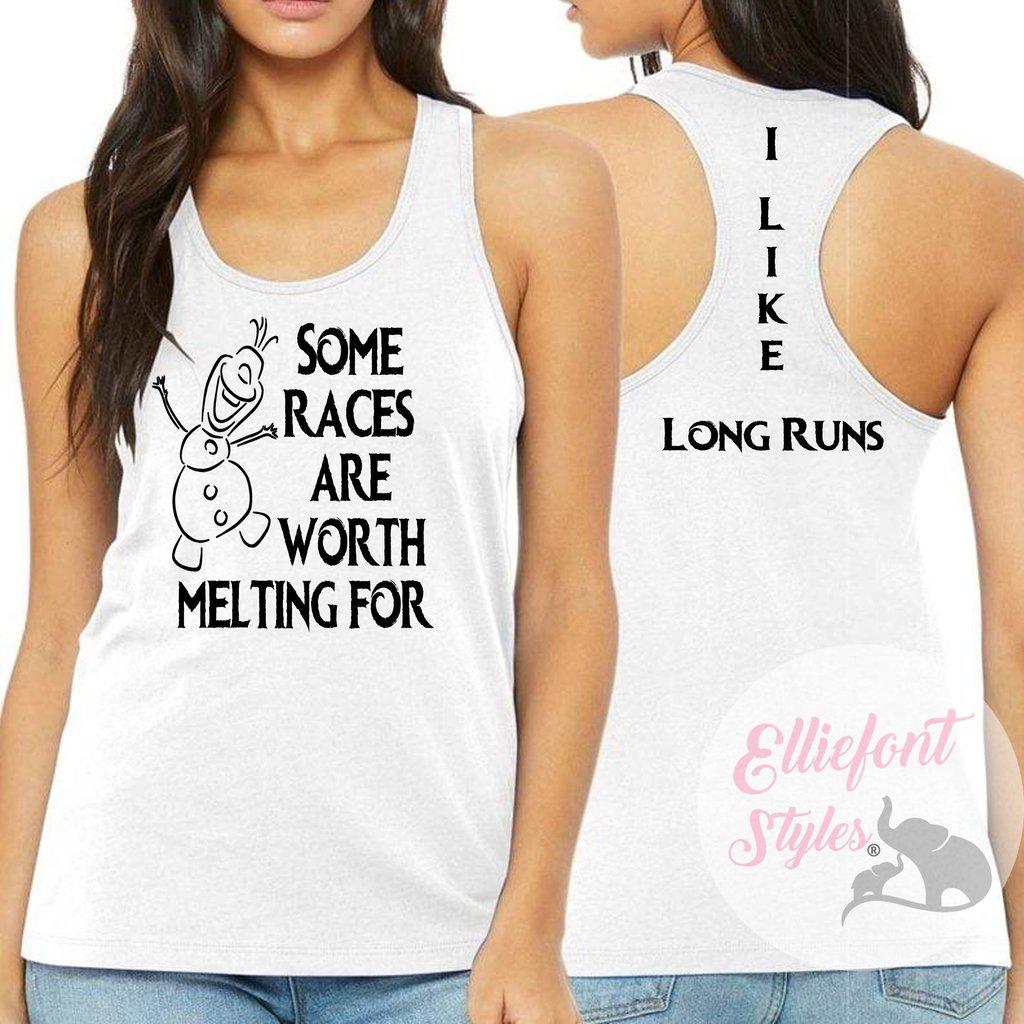 Olaf race shirt