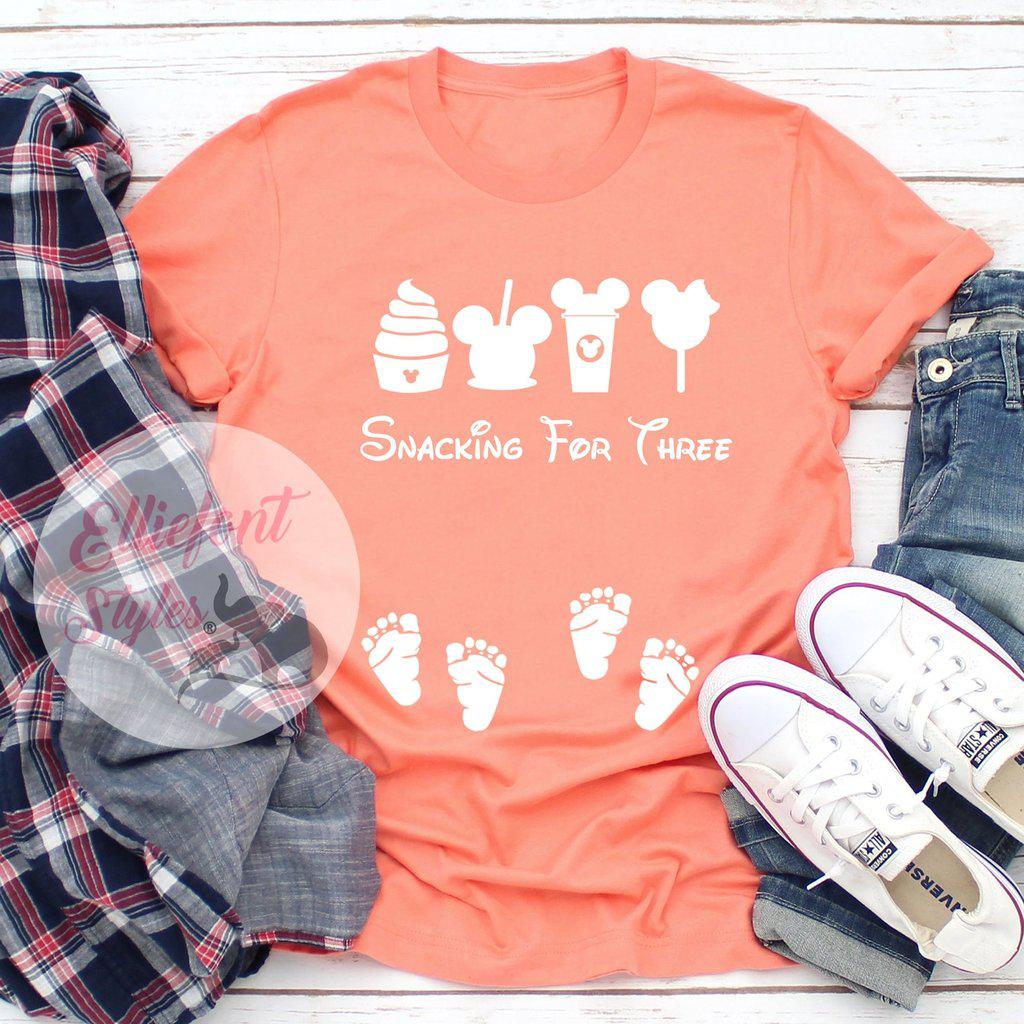 snacking for three shirt
