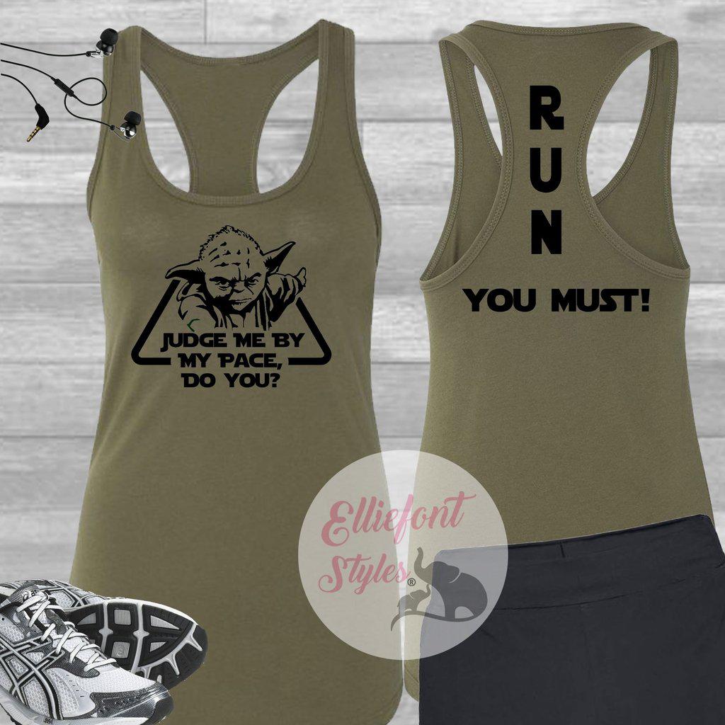yoda run shirt