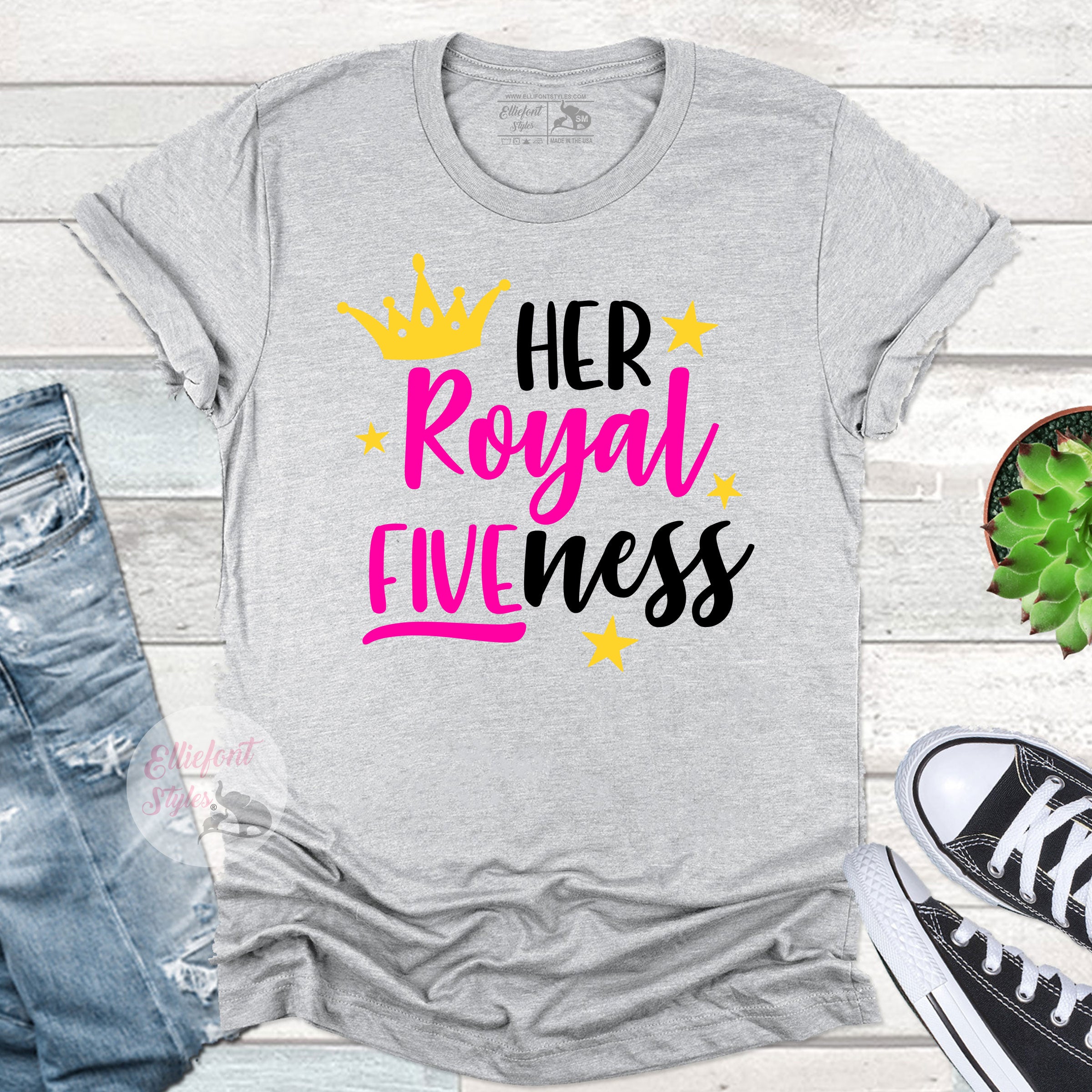 Her Royal Fiveness Birthday Shirt