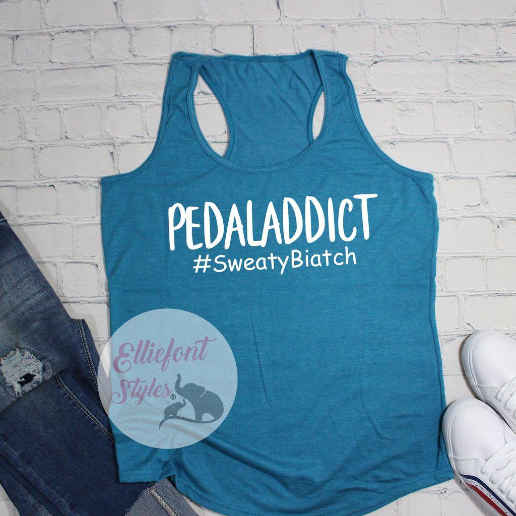 PEDALADDICT Tank Top - Elliefont Styles