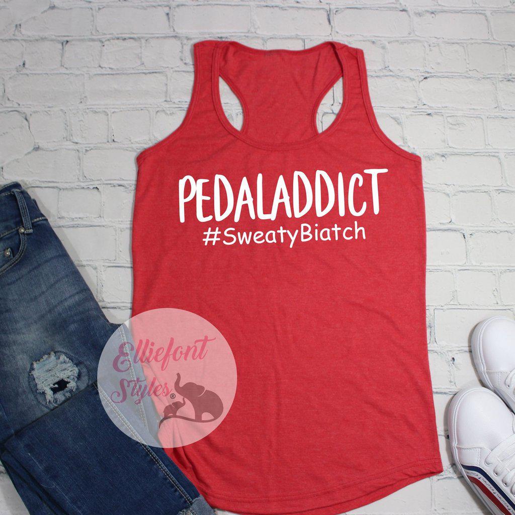 PEDALADDICT Tank Top - Elliefont Styles