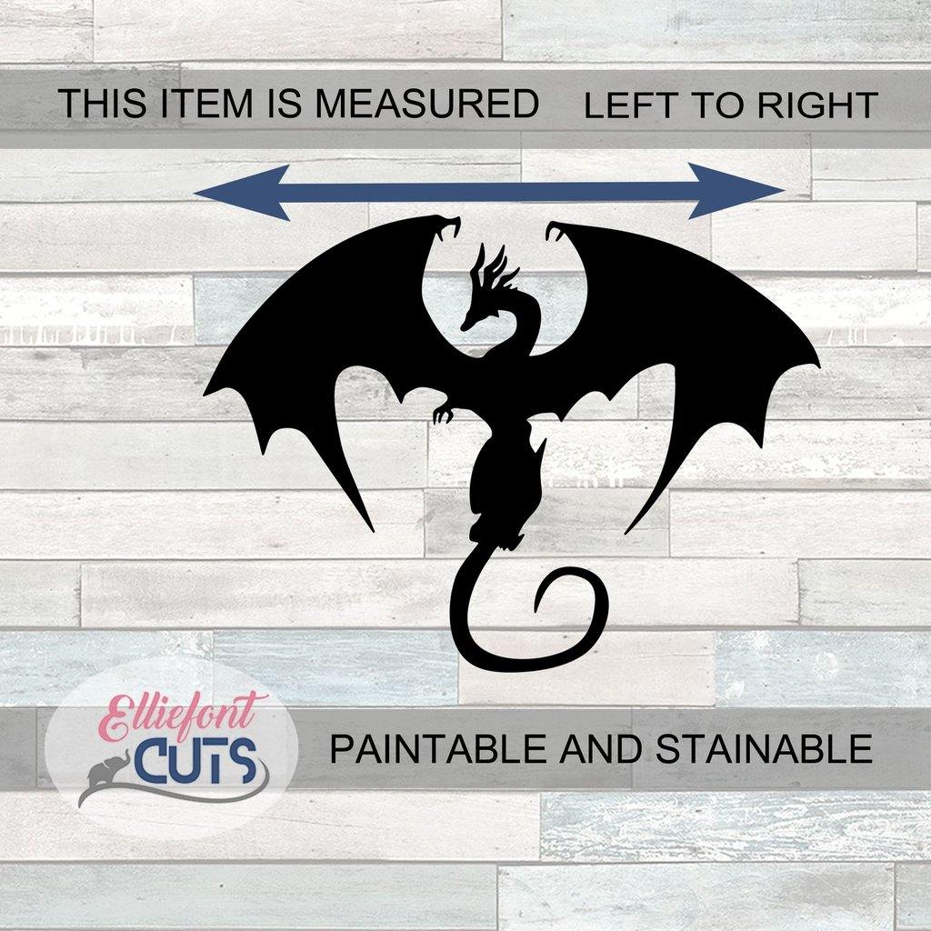 Dragon Wood Cutouts - Elliefont Styles