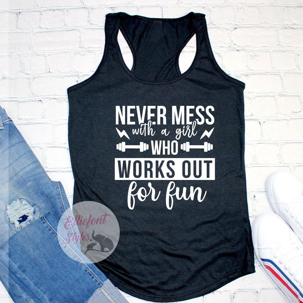 funny workout tanks