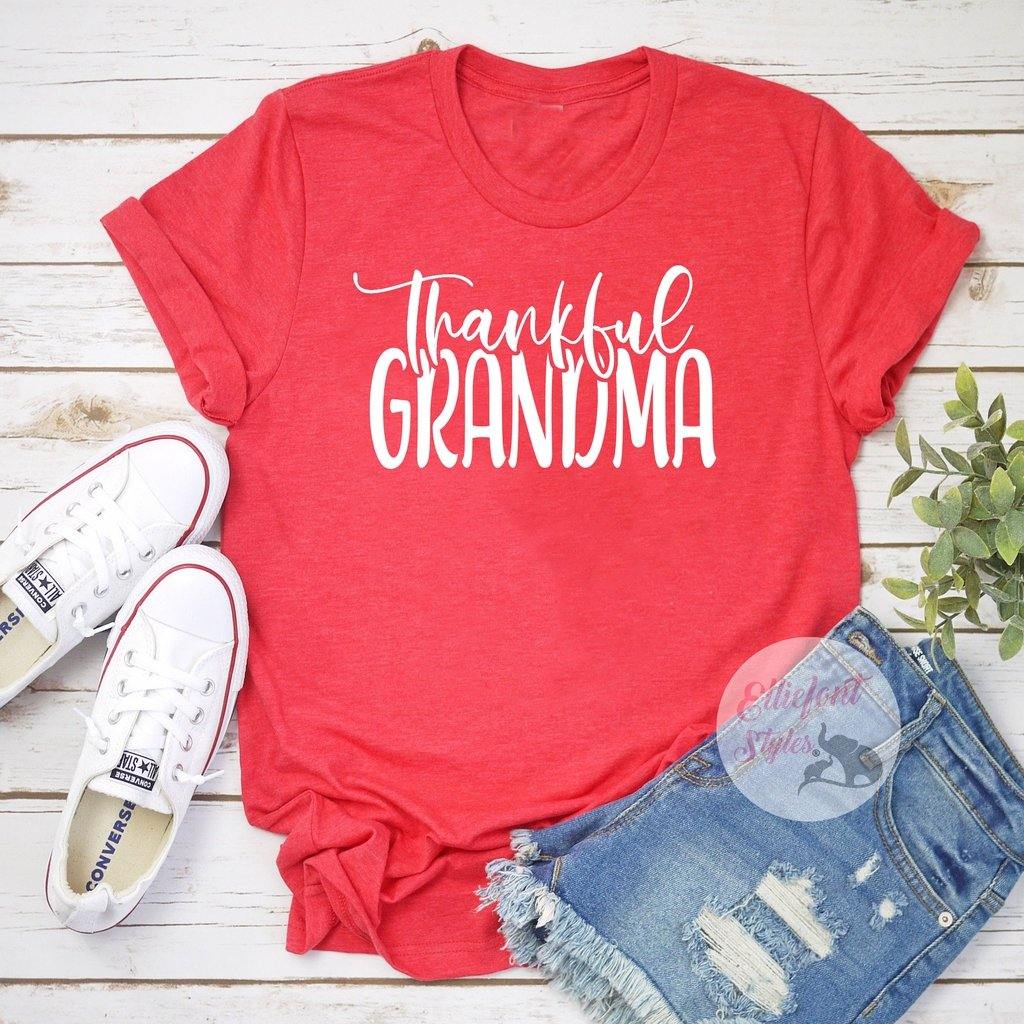 thankful grandma shirt