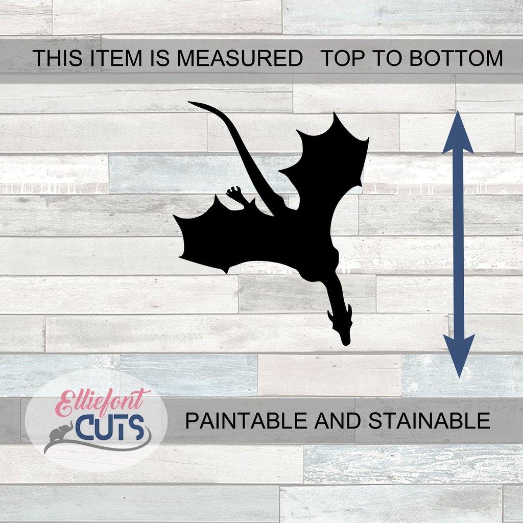 Dragon Wood Cutouts - Elliefont Styles