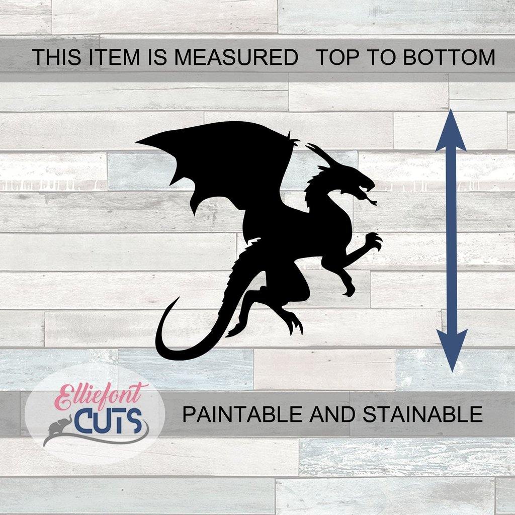 Dragon Wood Cutouts - Elliefont Styles