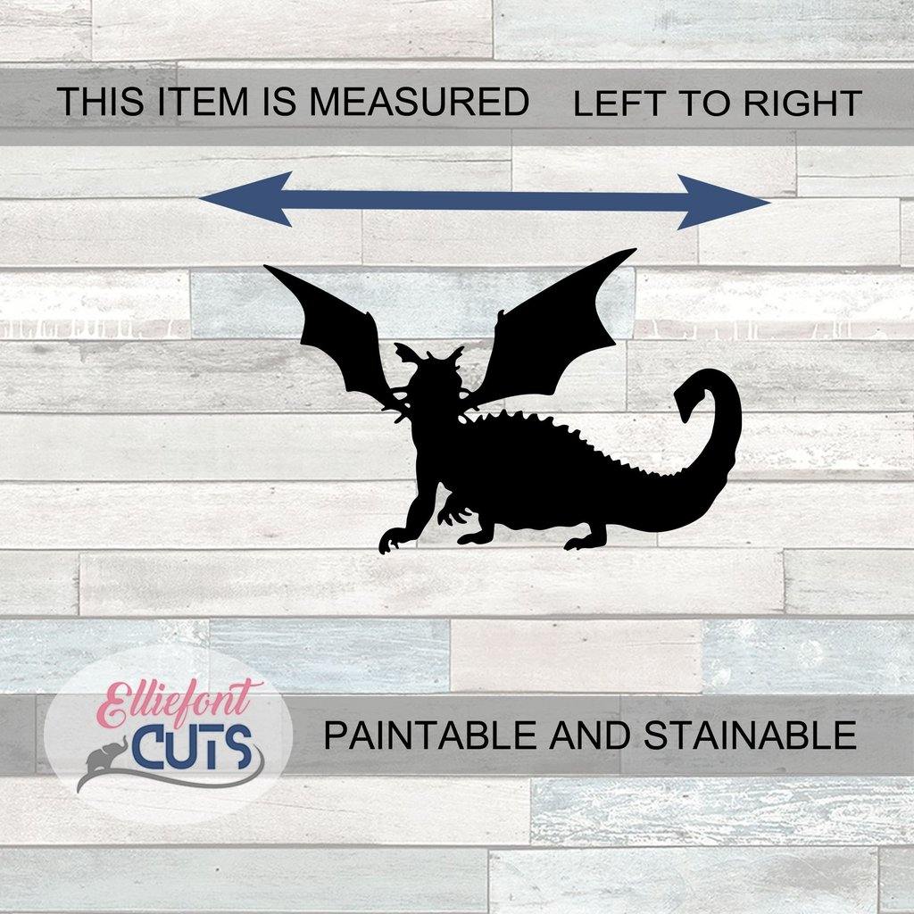 Dragon Wood Cutouts - Elliefont Styles