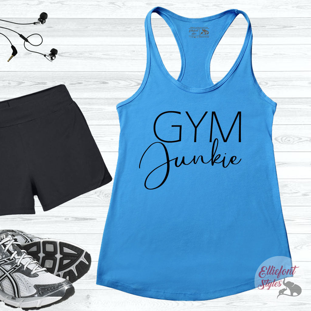 gym junkie workout tank