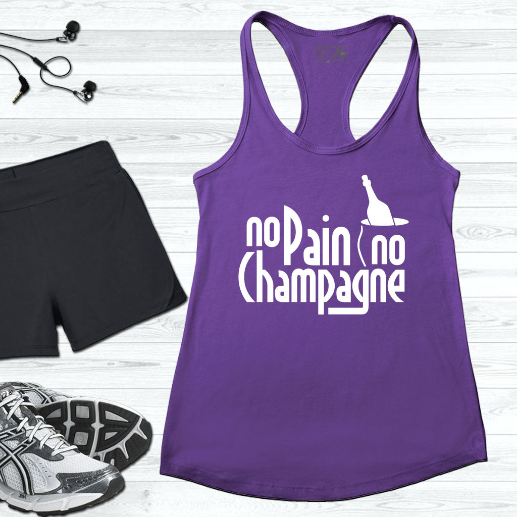 no pain no champagn tank