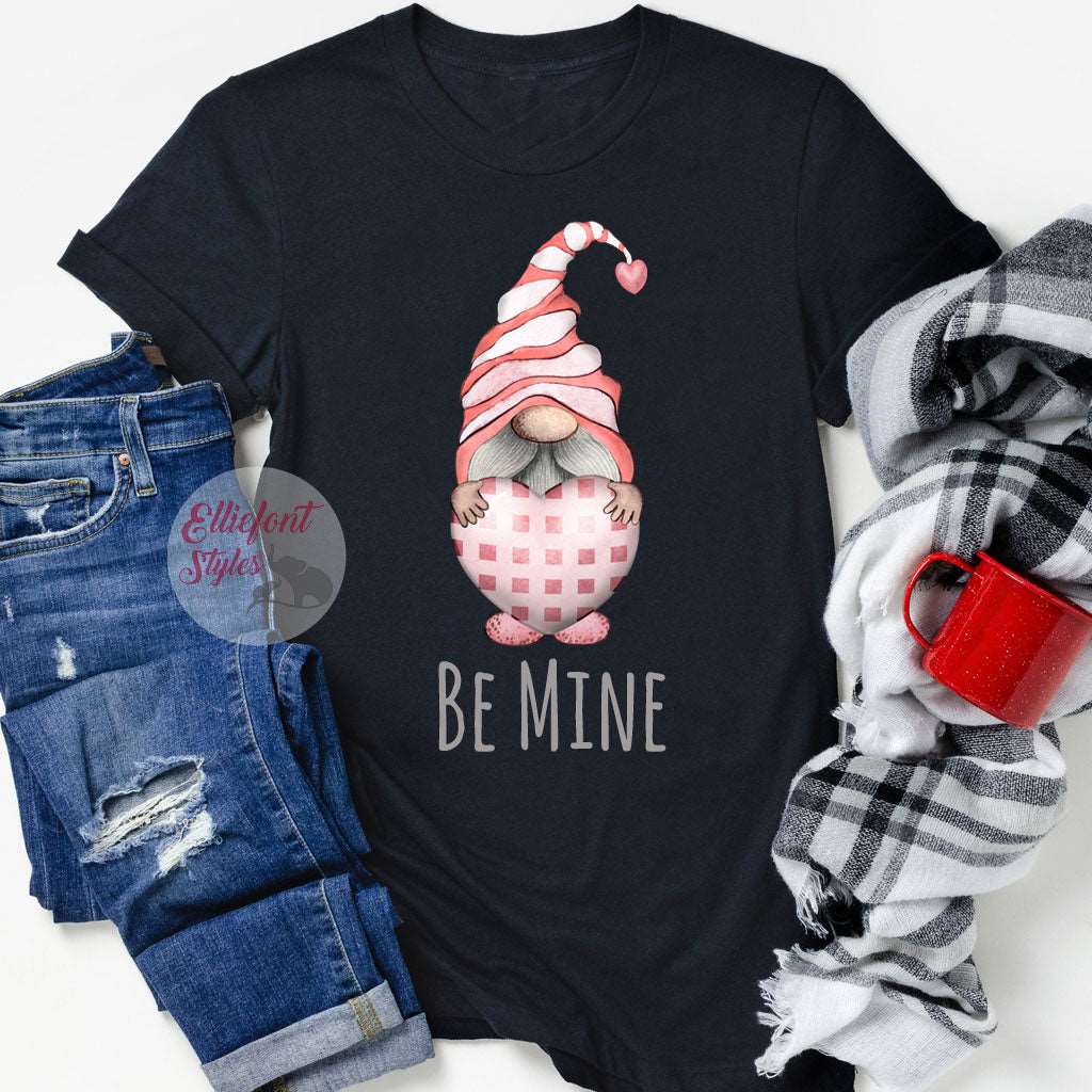 Be Mine Gnome Valentines Day T-Shirt