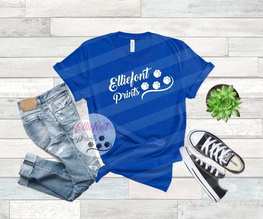 3001c true royal blue mockup