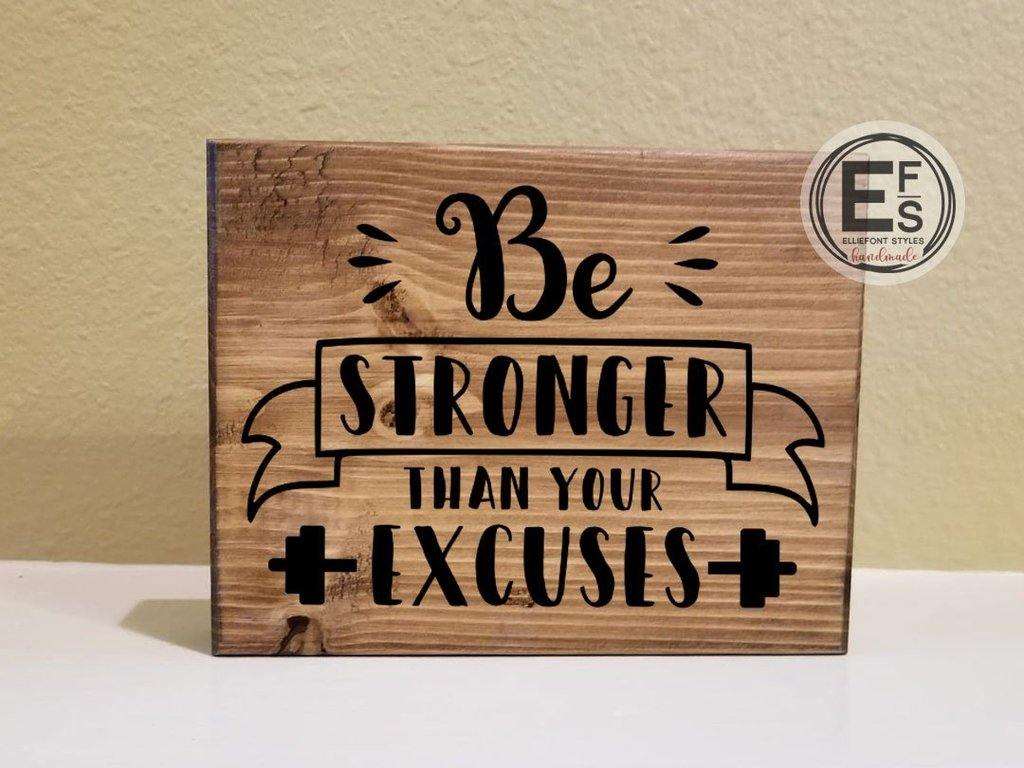 motivational home gym signs