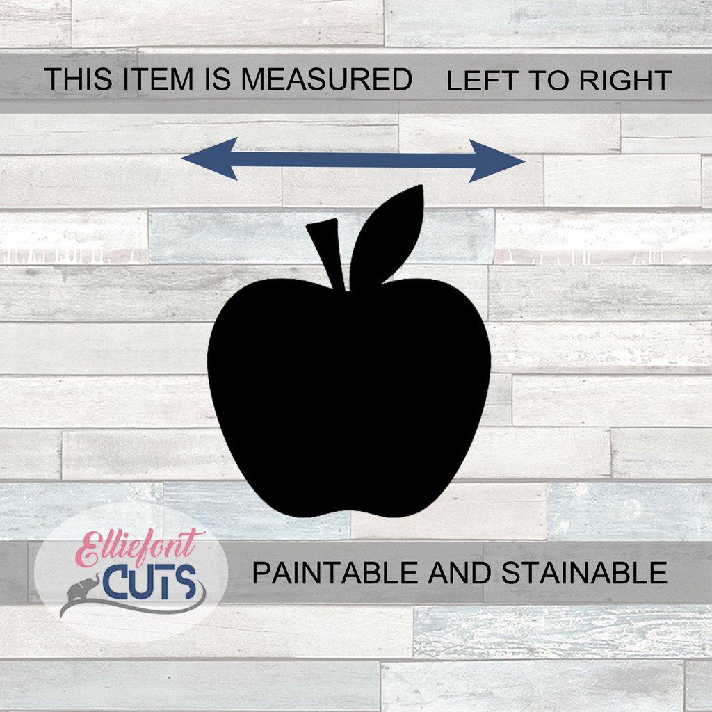 Apple Wood Cutouts - Elliefont Styles