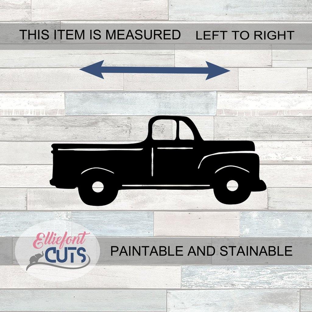 Vintage Truck Wood Cutouts - Elliefont Styles