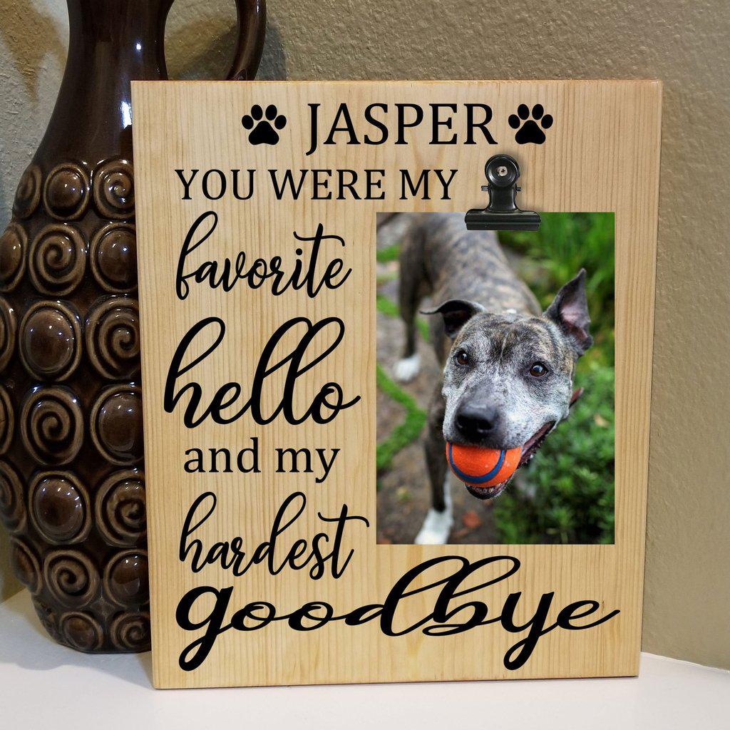 Pet Memory Wooden Sign With Picture - Elliefont Styles