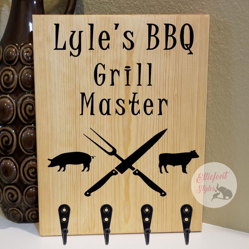 personalized grill sign