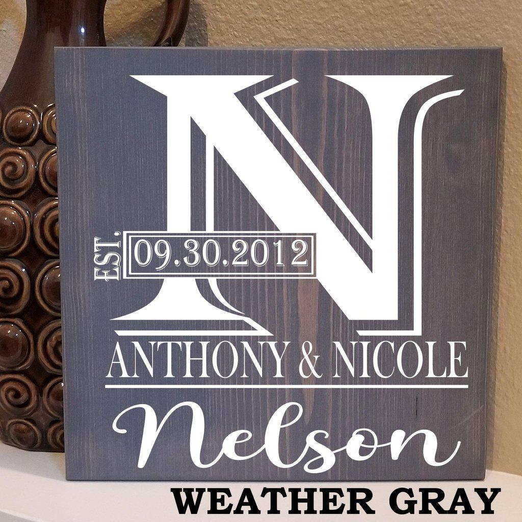 wedding established sign
