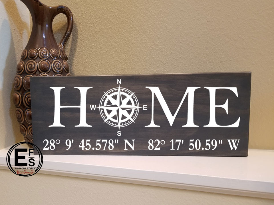 home coordinates gps signs