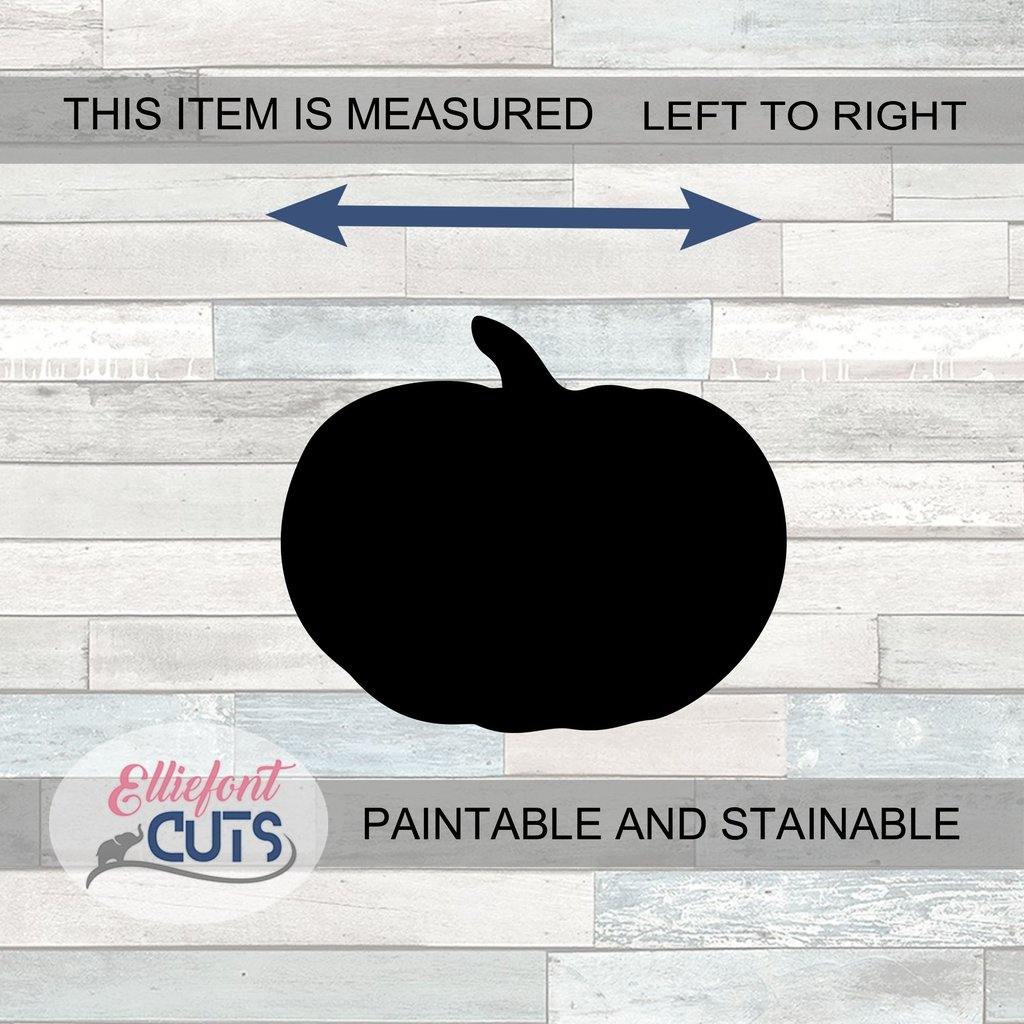 Pumpkin Wood Cutouts - Elliefont Styles