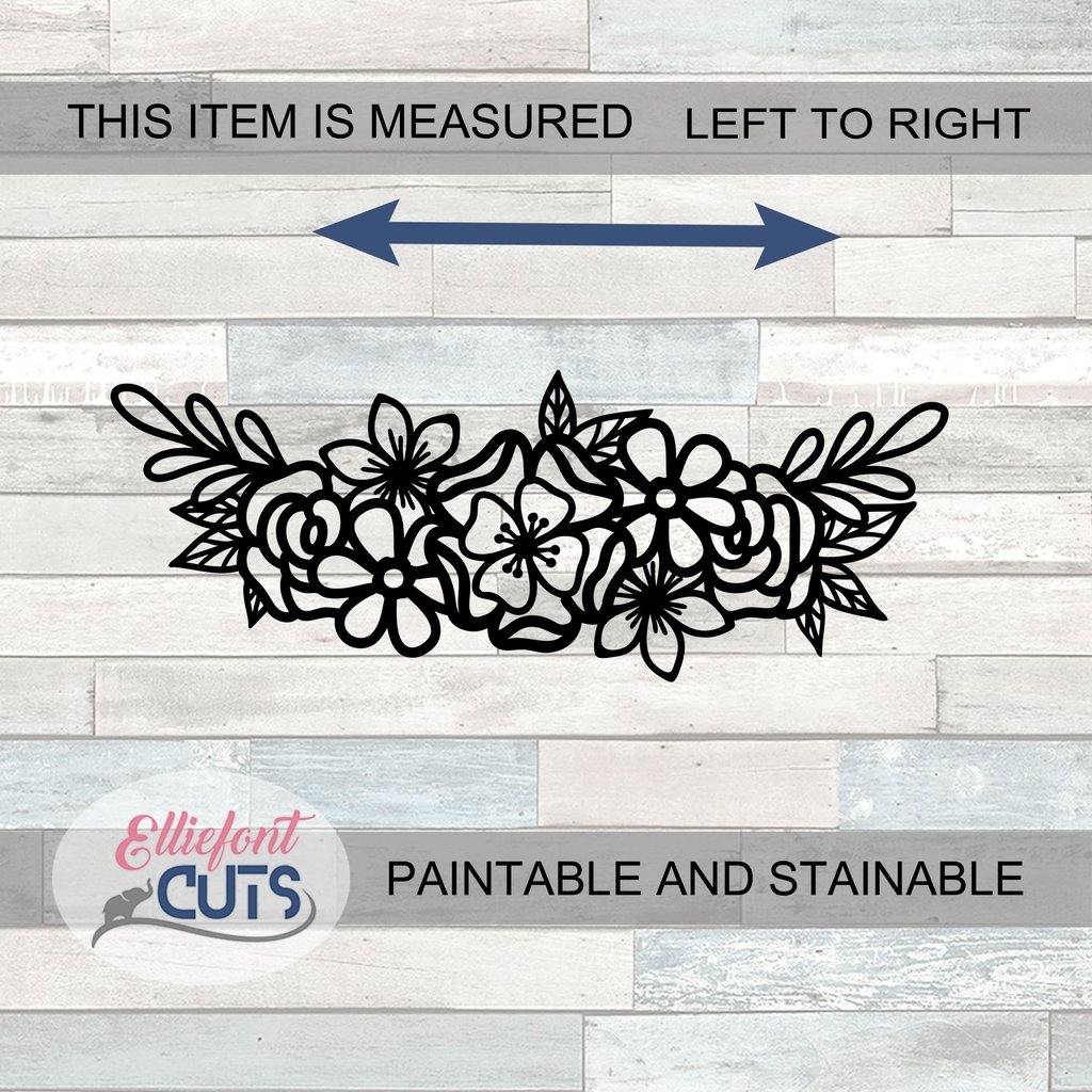 Floral Wood Cutouts - Elliefont Styles