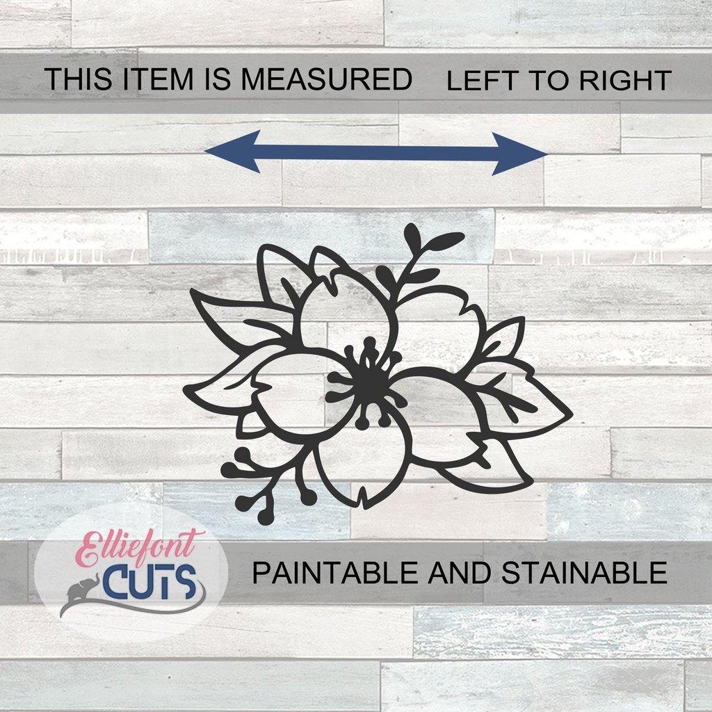 Floral Wood Cutouts - Elliefont Styles