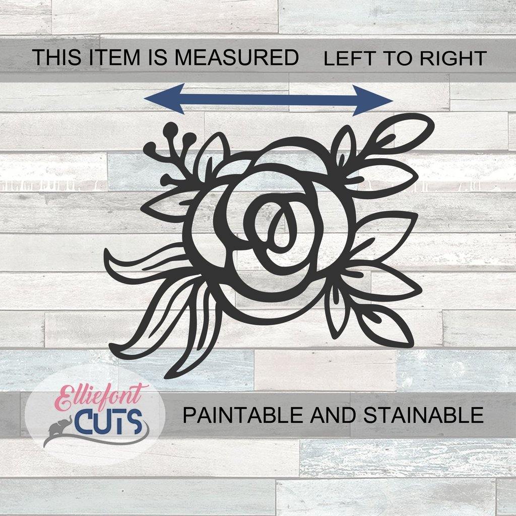 Floral Wood Cutouts - Elliefont Styles