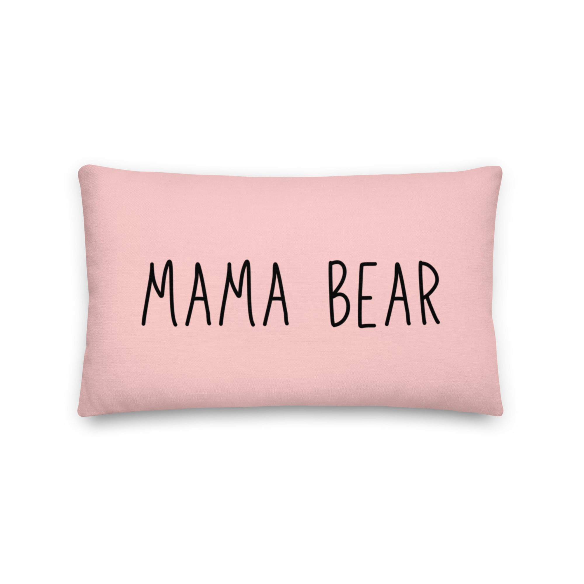 Mama Bear Papa Bear Lumbar Throw Pillow