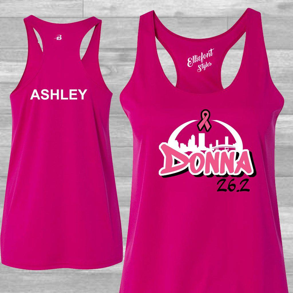 Donna Marathon 26.2 Drifit Tank Top Personalized - Elliefont Styles