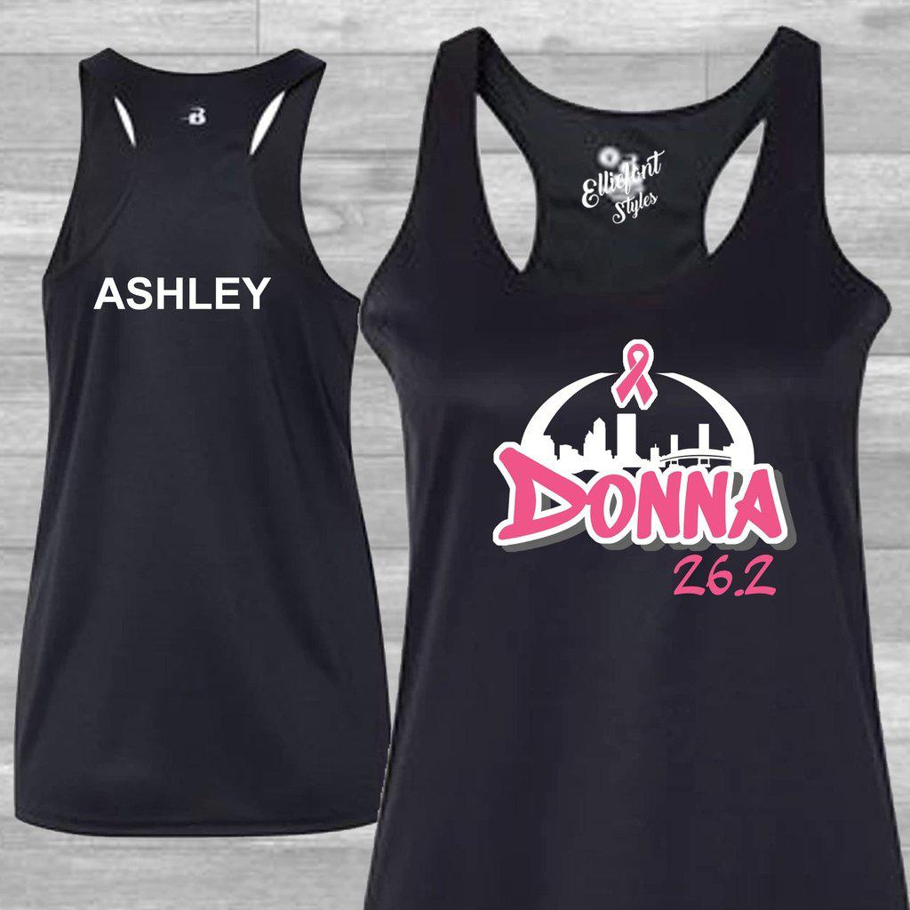 Donna Marathon 26.2 Drifit Tank Top Personalized - Elliefont Styles