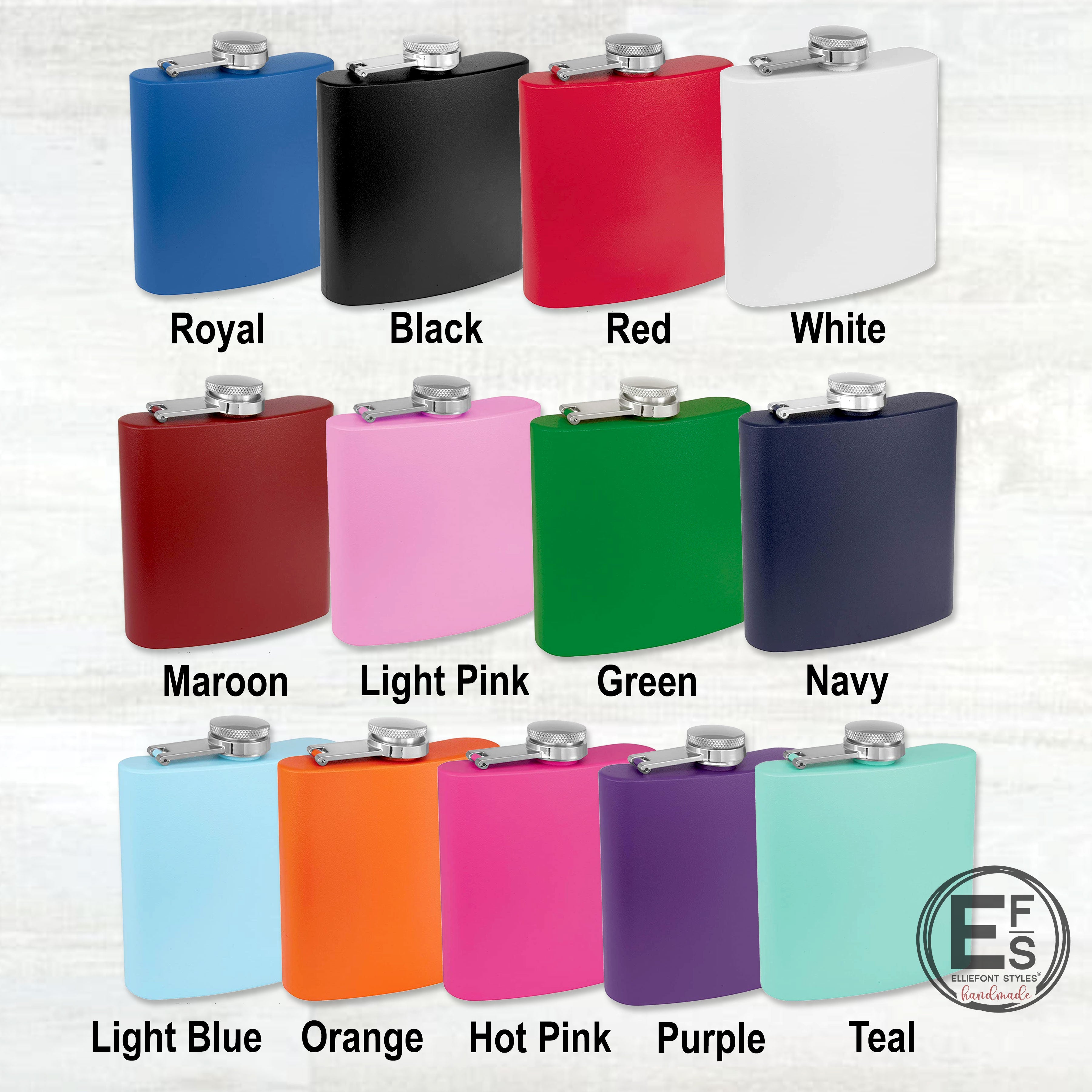 Let's Get Lit Christmas Flask