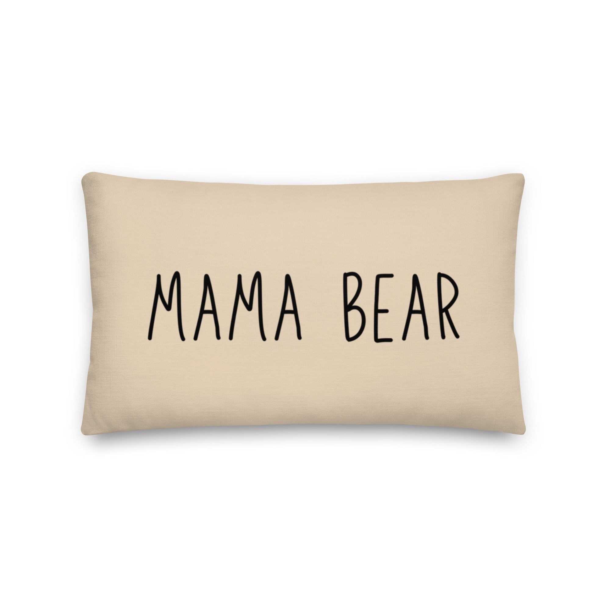 Mama Bear Papa Bear Lumbar Throw Pillow