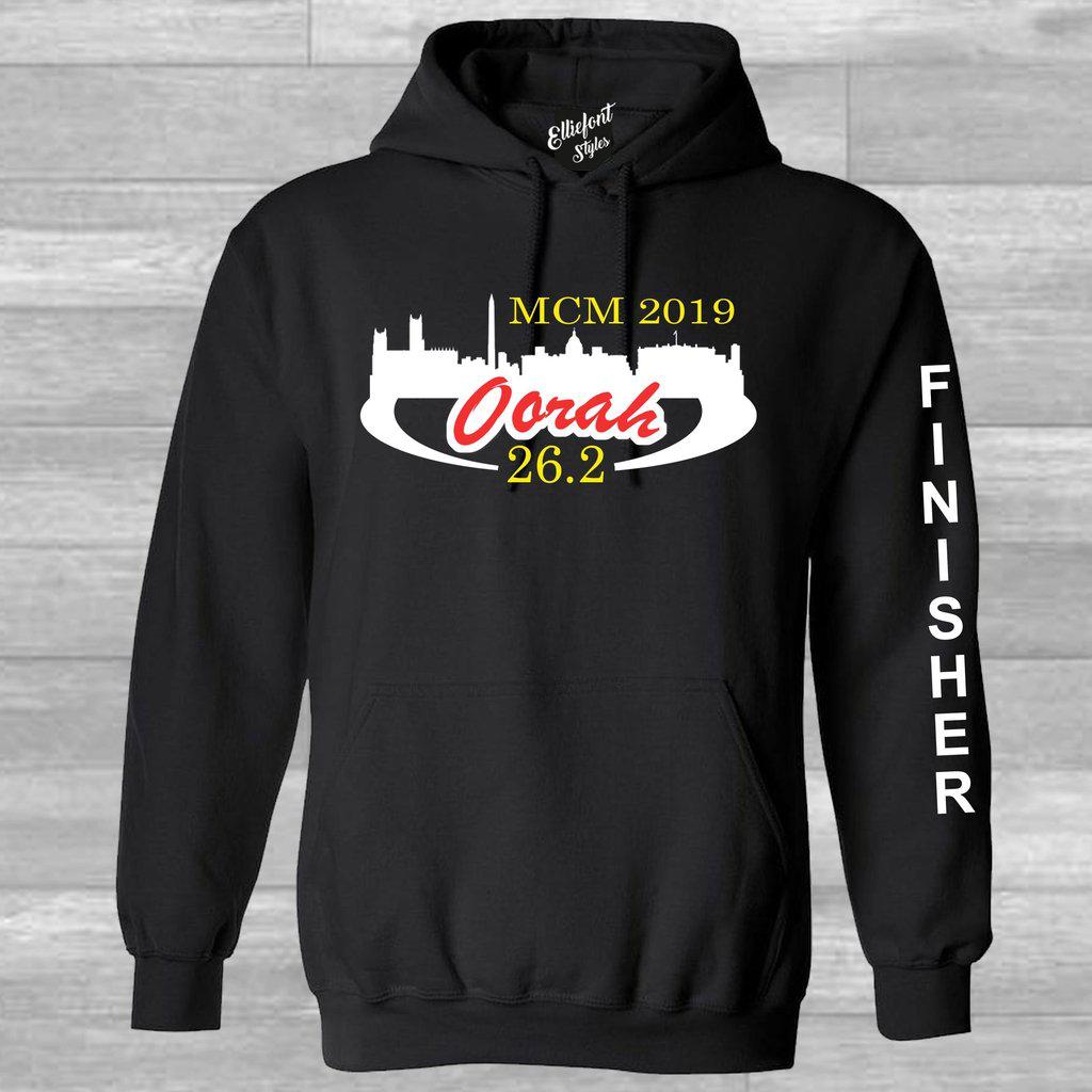 marine corps marathon finisher hoodie