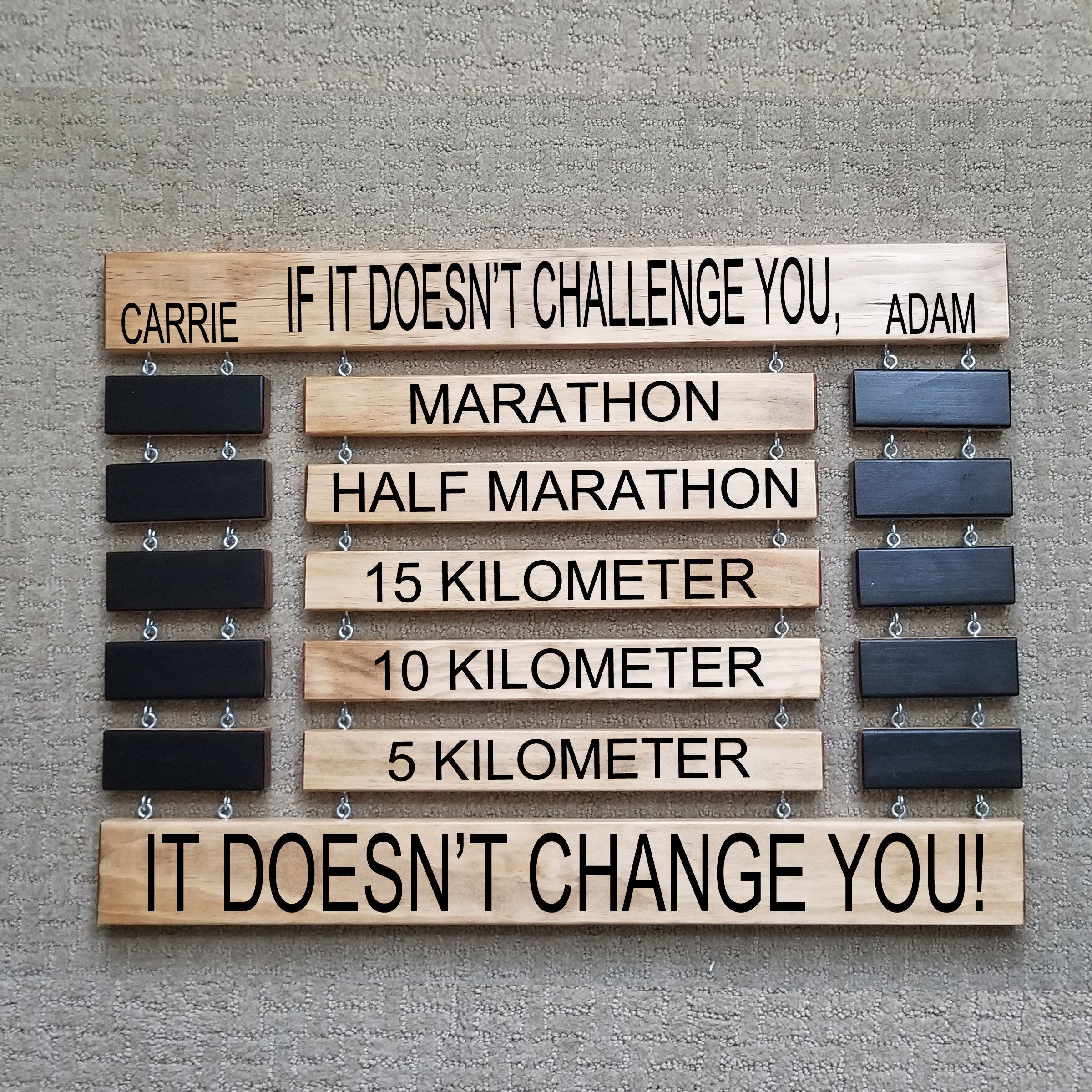 Ultra Running PR Time Display Running Personal Record ©