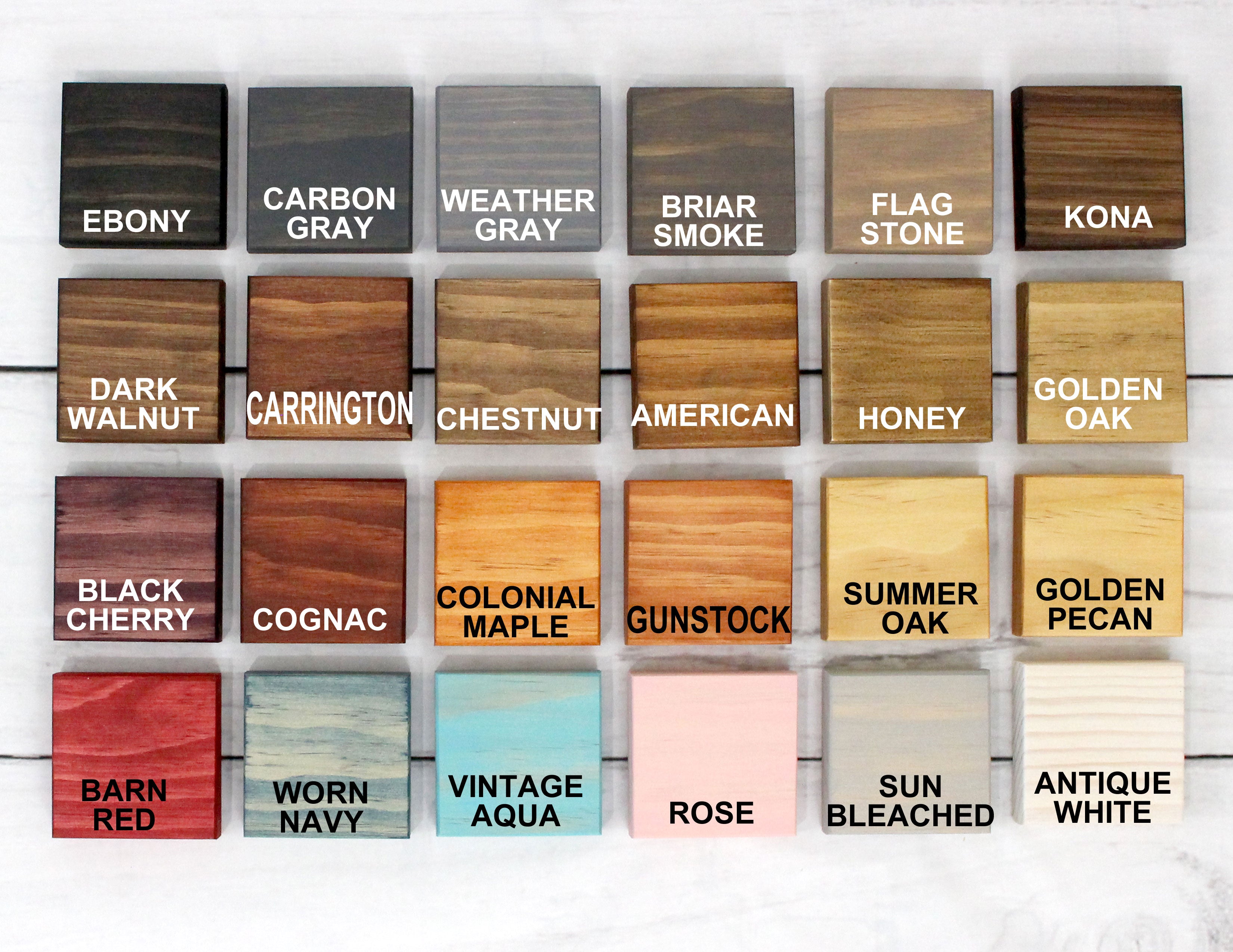 elliefont styles stain colors