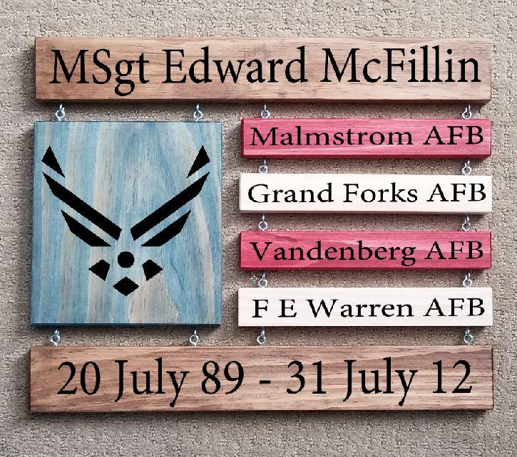 US Air Force Retirement Sign