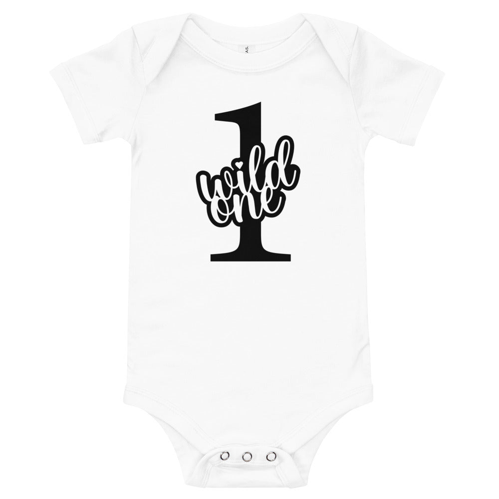 Wild One First Birthday Bodysuit